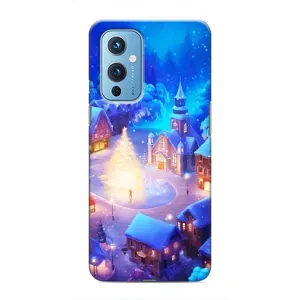 Різдвяні Чохли для OnePlus 9 (VPrint) (Різдвяне місто)