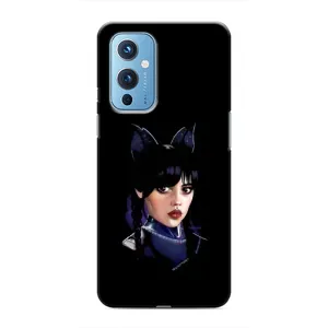 Чехлы Венсдей на OnePlus 9 Уэнсдей (AlphaPrint) (серьезная Уэнздей)