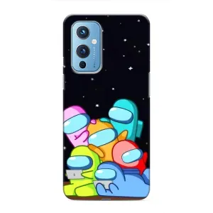 Чохли Амонг Ас для OnePlus 9 (AlphaPrint) (Скіни в космосі)