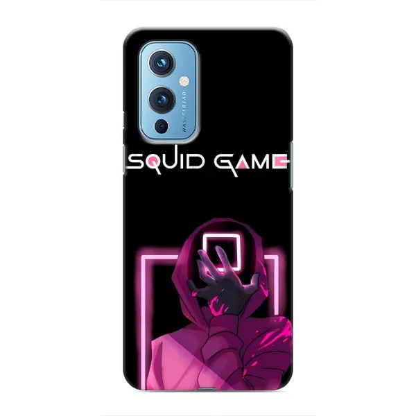 Чехол с принтом «Неоновый охранник игры» для OnePlus 9