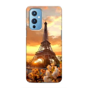 Чохол Ейфелева Вежа OnePlus 9 - (AlphaPrint) (Сонячня вежа)