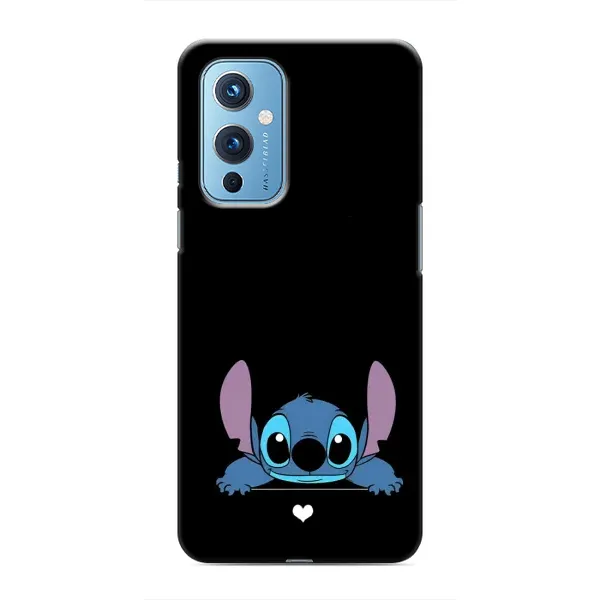 Чехол с принтом «Стич на черном» для OnePlus 9