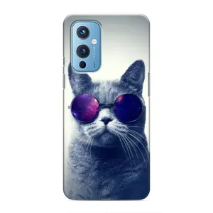 Чехол с принтом «Стильный кот» для OnePlus 9