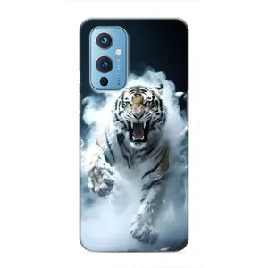 Чехол с принтом «Белый тигр в дыму» для OnePlus 9