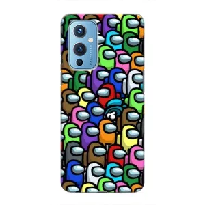 Чохли Амонг Ас для OnePlus 9 (AlphaPrint) (Убитий)