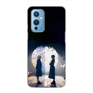 Чехлы Венсдей на OnePlus 9 Уэнсдей (AlphaPrint) (Уэнздей и Инид)