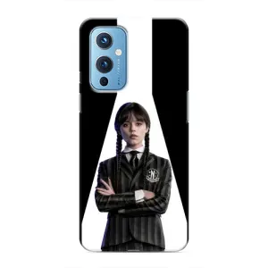 Чехлы Венсдей на OnePlus 9 Уэнсдей (AlphaPrint) (W-Wednesday)