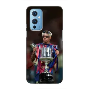 Чехол с футболистом Ламин Ямаль OnePlus 9 (Ямаль с кубком)