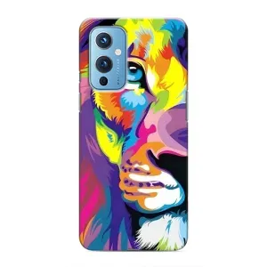 Чохол з картинкою ЛЕВ для OnePlus 9 (VPrint) (Яскравий Лев)