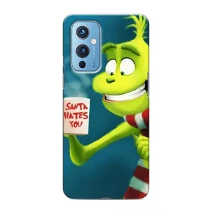 Різдвяні Чохли для OnePlus 9 (VPrint) (Зелений Грінч)