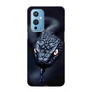 Чехол с принтом «Черная змея» для OnePlus 9