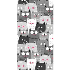 Чехлы с Котиками для OnePlus 9RT (VPrint) (Рисованные котики)