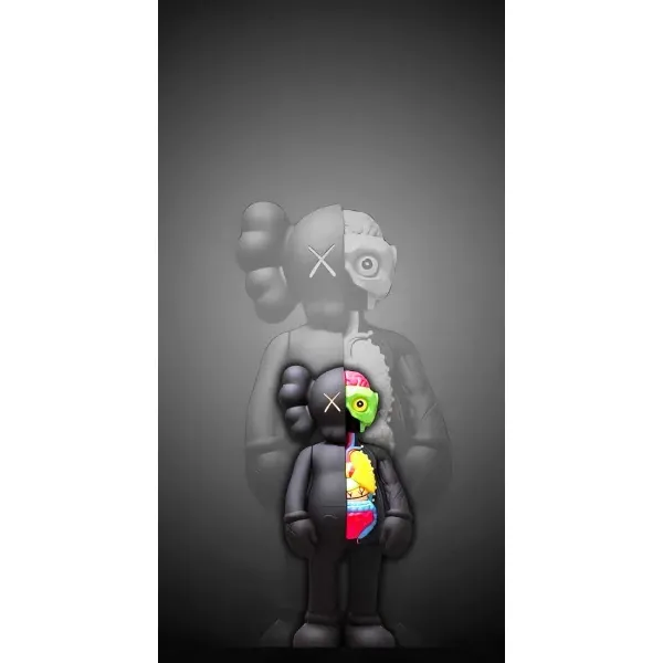 Чехол с принтом «Тело Bearbrick» для OnePlus 9RT
