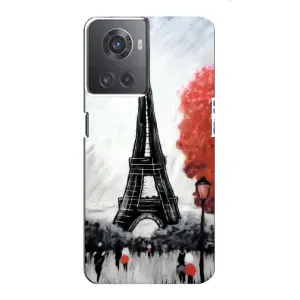 Чохол Ейфелева Вежа OnePlus ACE (10R) - (AlphaPrint) (Вежа в Парижі)