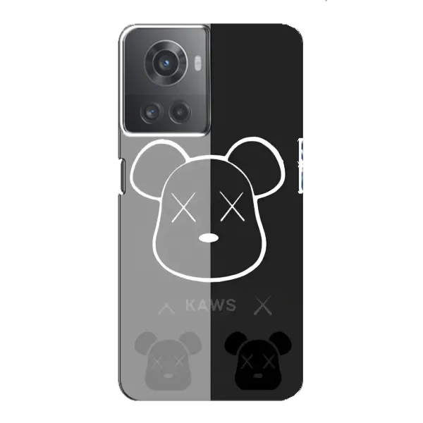 Чехол с принтом «БеарБрик глаза» для OnePlus ACE (10R)