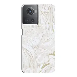 Мраморний чехол на OnePlus ACE (10R) (VPrint) (Білий мрамор)