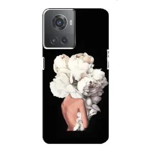 Чехлы (ART) Цветы на OnePlus ACE (10R) (VPrint) (Білі квіти)
