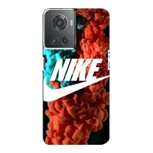 Чохол для OnePlus ACE (10R) - з принтом Найк (AlphaPrint) (Димчастий найк)