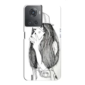 Чехол с печатью для OnePlus ACE (10R) - (Мода) (AlphaPrint) (Фото девочки)