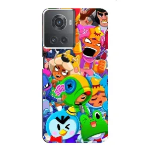 Чехол для OnePlus ACE (10R) Бравл Старс (VPrint) (герои Бравл Старс)