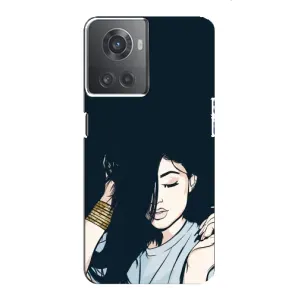 Чехол с печатью для OnePlus ACE (10R) - (Мода) (AlphaPrint) (Красивая девочка)