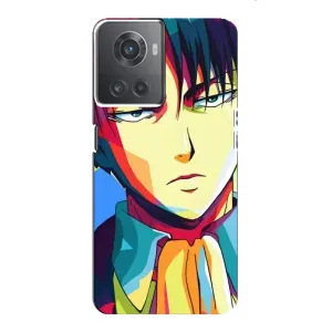 Чехлы Персонажи Аниме Наруто для OnePlus ACE (10R) (AlphaPrint) (Леви Аккерман)