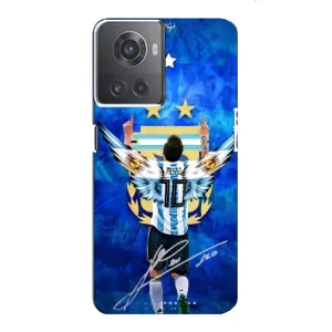Чехлы для OnePlus ACE (10R) (Leo чемпион) (AlphaPrint) (Месси сборная)