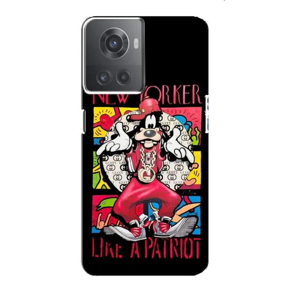 Чехол с принтом «Мультяшный Волк» для OnePlus ACE (10R)