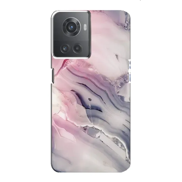 Чохол з принтом «Пурпурний Мрамор» для OnePlus ACE (10R)