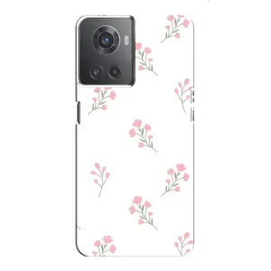 Чохол з розовим принтом для OnePlus ACE (10R) (Рожеві квіти)