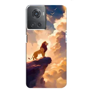 Чохол Король лев на OnePlus ACE (10R) (Сімба на скелі)