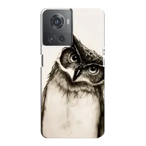 Чехол с птицами на OnePlus ACE (10R) (VPrint) (Сова)