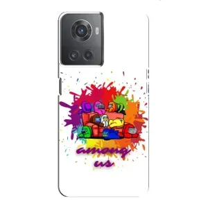 Чехол Амонг Ас для OnePlus ACE (10R) (AlphaPrint) (Яркий АмонгАс)