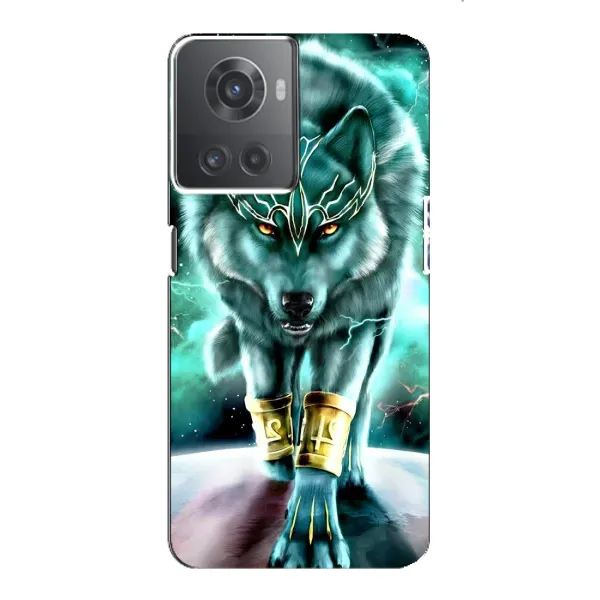 Чехол с принтом «Яркий волк» для OnePlus ACE (10R)