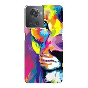 Чехол со Львом для OnePlus ACE (10R) (VPrint) (Яркий Лев)
