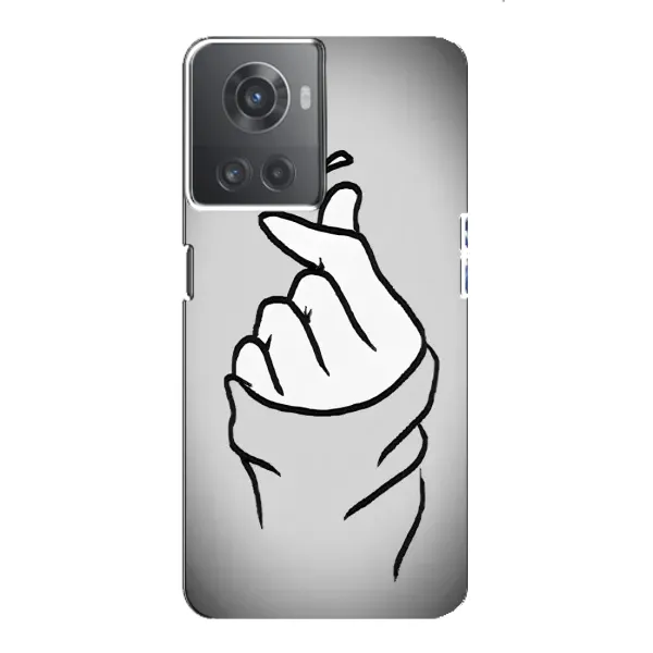 Чехол с принтом «Значок Love» для OnePlus ACE (10R)
