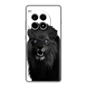 Чохли з картинкою животних OnePlus Ace 3 Pro (Чорний ЛЕВ)