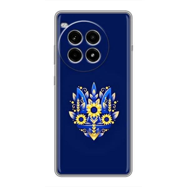 Чохол з принтом «Квітковий Герб» для OnePlus Ace 3 Pro