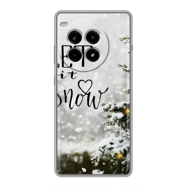 Чохол з принтом «Let it snow» для OnePlus Ace 3 Pro