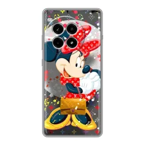 Чехол Disney Mouse OnePlus Ace 3 Pro (PREMIUMPrint) (Minni с бантиком)