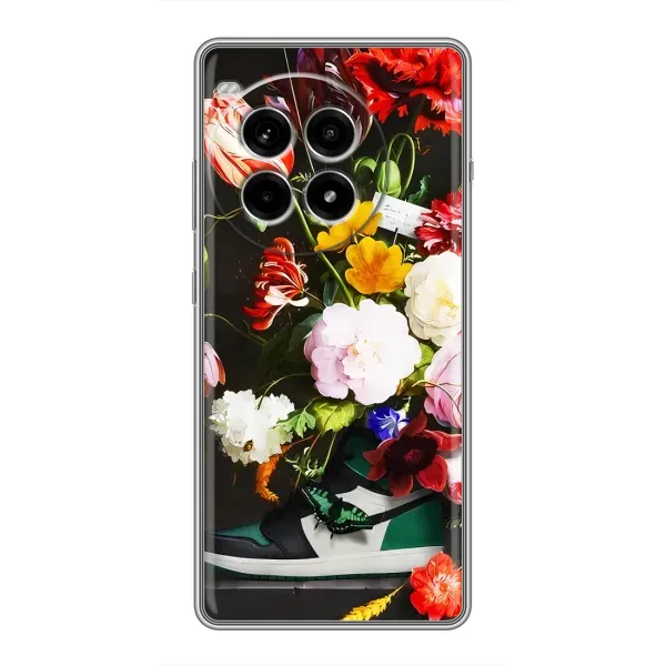 Чохол з принтом «Nike цветы» для OnePlus Ace 3 Pro