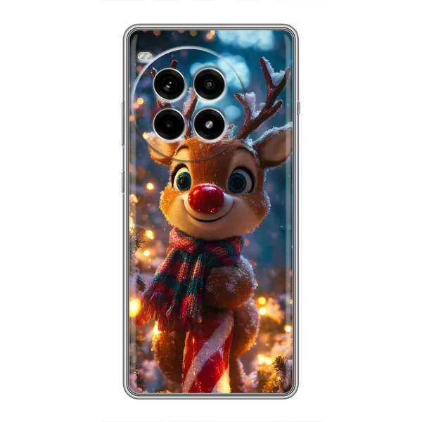 Чохол з принтом «Олень з шарфом» для OnePlus Ace 3 Pro
