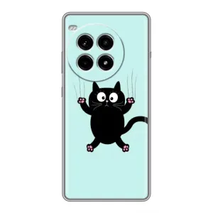 Чохол з принтом для OnePlus Ace 3 Pro (AlphaPrint) Модні коти (Падаючий кіт)