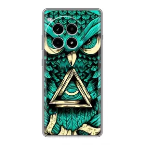 Чохол з пташками на OnePlus Ace 3 Pro (VPrint) (Сова з оком)