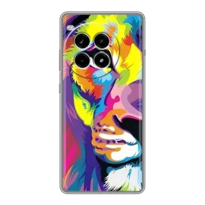 Чохол з картинкою ЛЕВ для OnePlus Ace 3 Pro (VPrint) (Яскравий Лев)