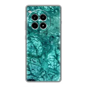 Мраморний чехол на OnePlus Ace 3 Pro (VPrint) (Зелений мрамор)