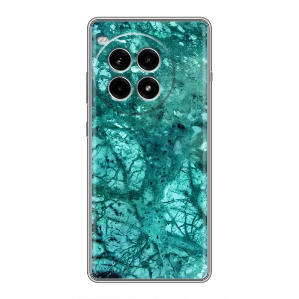 Чохол з принтом «Зелений мрамор» для OnePlus Ace 3 Pro