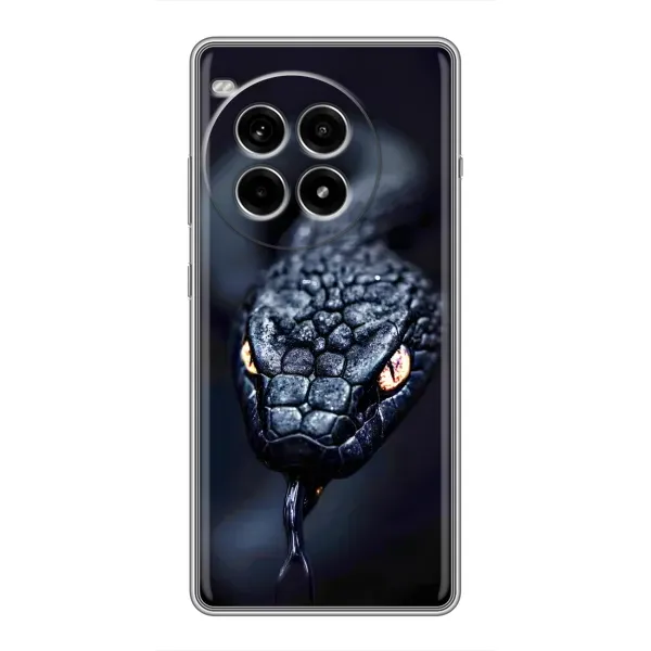 Чохол з принтом «Чорна змія» для OnePlus Ace 3 Pro