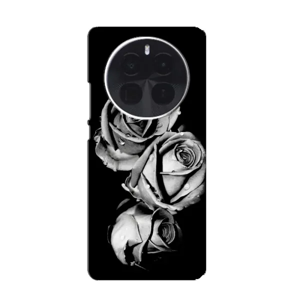 Чохол з принтом «Чорна троянда» для OnePlus Ace 5 Pro Чохол з принтом «Чорна троянда» для OnePlus Ace 5 Pro