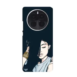 Чехол с печатью для OnePlus Ace 5 Pro - (Мода) (AlphaPrint) (Красивая девочка)